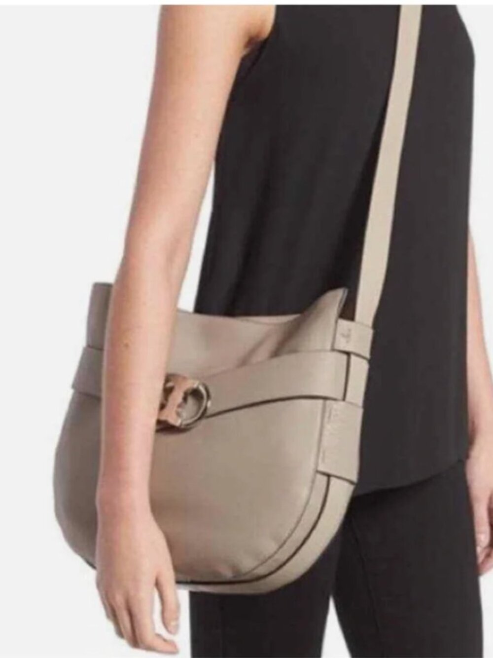 Tory Burch Gemini Link Belted Leather Bag